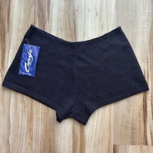 Black Knit shorts